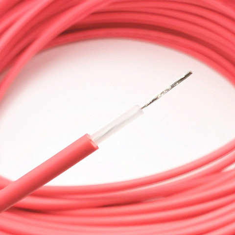 Cable de alto voltaje de 40KV 22AWG, Plomo rojo positivo para fuente de alimentación láser CO2, tubo láser y máquina de corte láser ► Foto 1/1