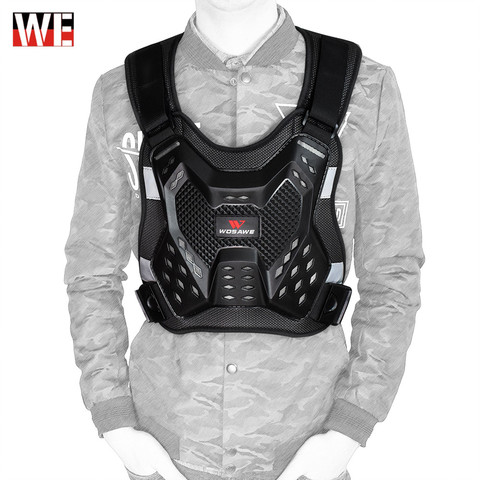 Chaqueta de moto WOSAWE para hombre, chaleco de armadura de cuerpo completo, protector de competición de Motocross, protección de pecho, chaqueta anticaída todoterreno ► Foto 1/6