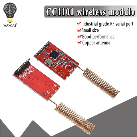 Módulo receptor emisor inalámbrico, 433M, CC1101, 10mW, NRF905/SX1212/SI4432 ► Foto 1/6