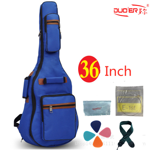 Duoer-funda para guitarra de 34 pulgadas, funda de guitarra s, esponja a prueba de agua, mochila EPE transpirable de 36 pulgadas, funda de guitarra personalizada, venta al por mayor ► Foto 1/1