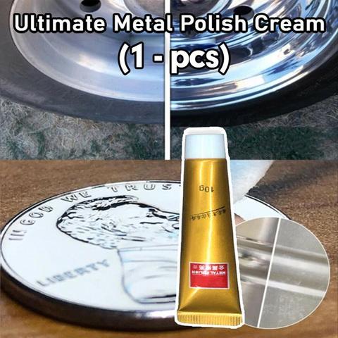 Ultimate Metal Polish-cuchillo para crema, máquina pulidora, cera, espejo, Metal, acero inoxidable, cerámica, reloj, pasta pulidora, removedor de óxido ► Foto 1/6