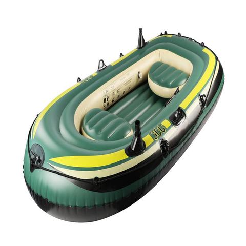 Conjunto de embarcación inflable para 3 personas, alta calidad, resistente al agua, larga duración, antisol, plegable, pesca, Kayak de aire, canoa ► Foto 1/6