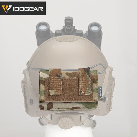 IDOGEAR-funda táctica para casco rápido, bolsa trasera extraíble, NVG, bolsa de utilidad, funda para batería de contrapeso, 3549 MOLLE ► Foto 1/6