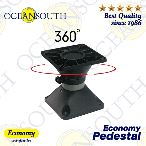 Oceansouth-tubo de aluminio con Pedestal, giratorio, rotación de 360 grados, superior, adecuado para asientos de Barco estándar, pesca, canoa ► Foto 1/5