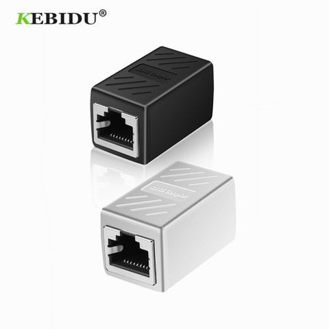 Kebidumei-Divisor de red Ethernet hembra a hembra RJ45 CAT 5 5E 6 6a, Cable extensor de red ► Foto 1/6