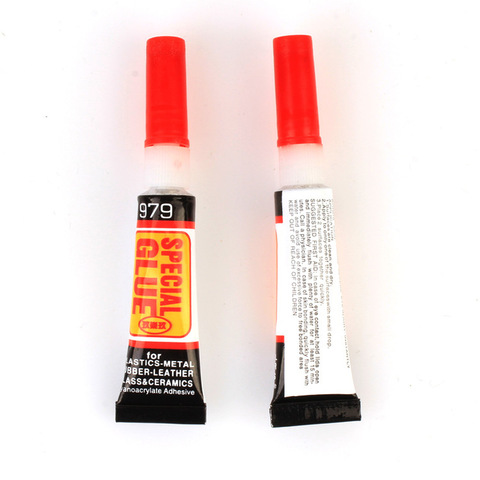 Super Glue líquido, pegamento instantáneo potente 502, adhesivo de cianocrilato para metal, madera y vidrio, tienda de papelería, gel para uñas, 10 uds. ► Foto 1/6