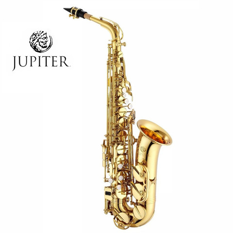 Saxofón de latón con funda, instrumento Musical de saxofón Alto Eb Tune, laca dorada, JAS-767 de júpiter, novedad, envío gratis ► Foto 1/6