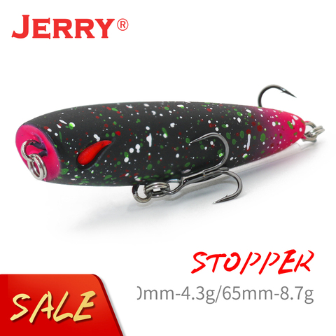 Jerry tapón flotante Popper Artificial Topwater cebo ultraligero de agua dulce señuelo Wobbler trucha bajo perca 50mm de pesca ► Foto 1/6