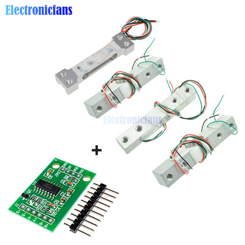 Célula de carga de 1KG, 2KG, 3KG, 5KG, 10KG, 100G, módulo AD, Sensor de peso, Escala electrónica diy, Sensor de presión de pesaje de aleación de aluminio ► Foto 1/6