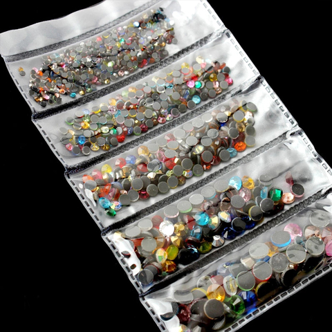 Diamantes de imitación brillantes DMC, SS6-SS30 de cristal para ropa DIY, tamaño variado, 1200 Uds., envío gratis ► Foto 1/6