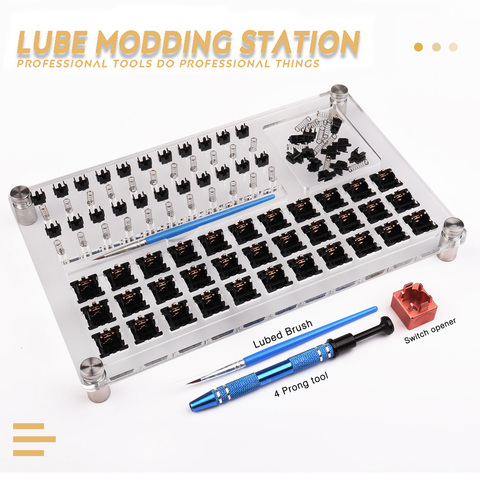 33 interruptores interruptor de abridor de lubricante de Modding de la estación funda DIY de plataforma para Cherry Kailh Gateron Teclado mecánico ► Foto 1/6