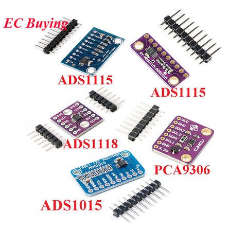 Módulo convertidor I2C de 16 bits, placa ADS1115, ADS1015, ADS1118, PCA9306, ADC, para amplificador de traducción de nivel Arduino RPi ► Foto 1/6