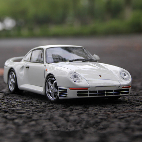 Welly-Coche en miniatura de aleación a escala 1:24, coche en miniatura, vehículos de juguete fundido a presión, regalo para coleccionar, juguete de transporte no teledirigido, Porsche 959 ► Foto 1/6