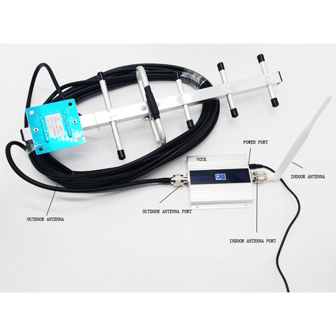 ¡Teléfono celular GSM repetidor de señal! AMPLIFICADOR DE señal GSM gsm 900 mhz amplificador de señal para teléfono móvil con antena yagi de conjunto completo ► Foto 1/4