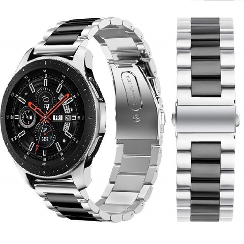 Correa de reloj de acero inoxidable + removedor de eslabones para Samsung Galaxy Watch, 46mm, SM-R800, pulsera de liberación rápida ► Foto 1/6