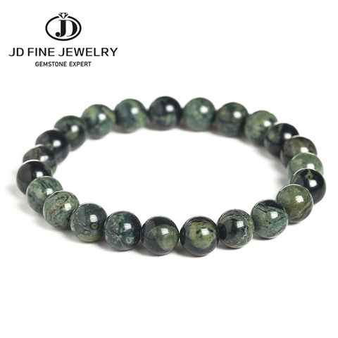 JD-pulsera de cuentas redondas sueltas de jaspe de Kambaba, piedra Natural, tamaño completo a elegir, fabricación de joyas DIY, venta al por mayor ► Foto 1/6