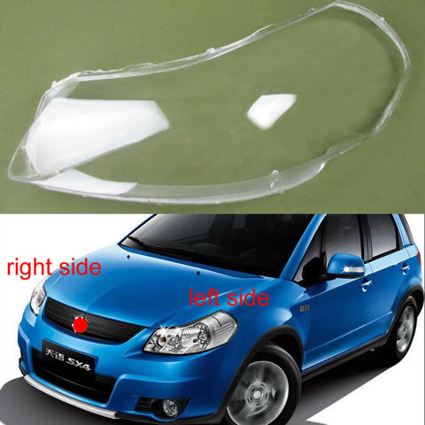 Cubierta de cristal transparente para Faro de Suzuki Tianyu SX4, cubierta de pantalla, máscara de cristal, tratamiento de endurecimiento, 2006-2016 ► Foto 1/6