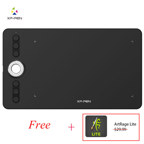 Xp-pen-tableta de dibujo gráfico Deco 02 con puntero pasivo sin batería P06 y teclas de acceso directo (presión de 8192 niveles) ► Foto 1/6