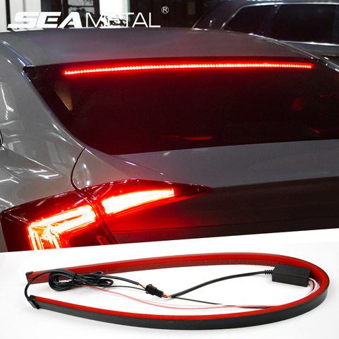 Tira de luces LED de 12V para freno de coche, luz Universal trasera, señal de giro, DRL, luz diurna, accesorios de Interior de coche ► Foto 1/6