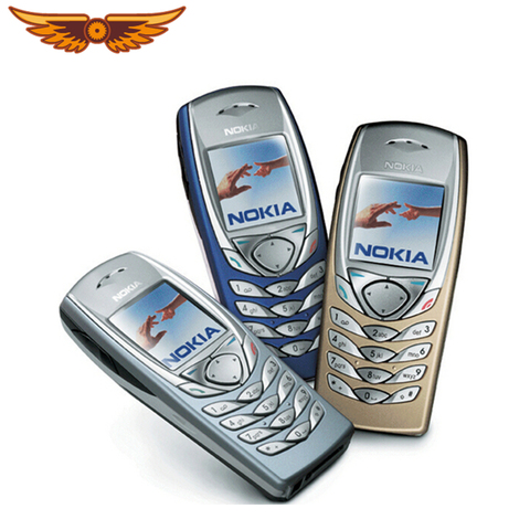 -Teléfono móvil Nokia 6100 Original con Bluetooth, celular desbloqueado GSM 2G, barato, Multi idioma, 6100 ► Foto 1/6