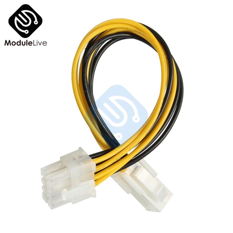 20cm 4 Pin hembra a macho 8 Pin ATX EPS 12v conector adaptador pci-joint Cable 8 pines herramientas ► Foto 1/6