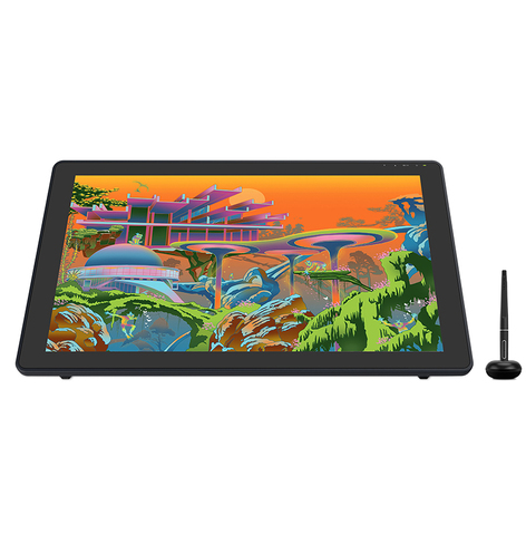 HUION-Bolígrafo gráfico Kamvas 22 Plus, pantalla Digital de 21,5 pulgadas con vidrio antirreflejos, 140% sRGB ► Foto 1/6