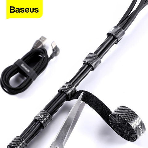 Baseus-organizador de cables USB, gestión de cables, Protector de cargador para iPhone, ratón, auriculares, soporte de protección ► Foto 1/6