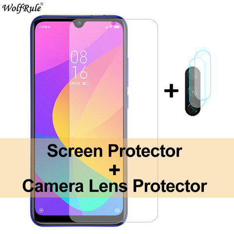 2 uds Protector de pantalla para xiaomi mi A3 9 Lite rojo mi 8A 7 teléfono Protector de vidrio película para xiaomi rojo mi nota 9S 8 Pro 8T ► Foto 1/6