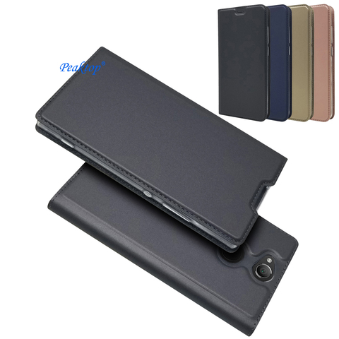 Funda de cuero para teléfono móvil, carcasa magnética de 5,2 pulgadas para Sony Xperia XA2, xa2, XA2, XA 2, H3113, H3123, H3133, H4133, H4113 ► Foto 1/6