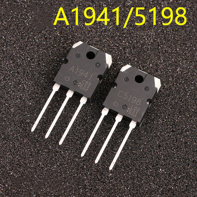 2PCS 1 pares 2SC5198 2SA1941 TO3P (1PCS A1941 + 1PCS C5198) TO-3P Transistor original auténtico ► Foto 1/1
