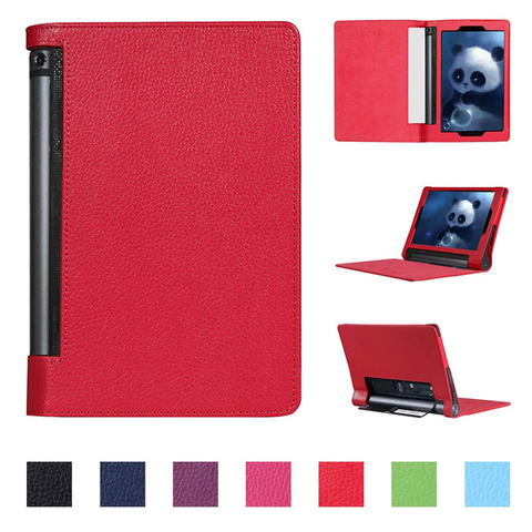 Capa YOGA Tab 3 10 YT3-X50M YT3-X50f cubierta de la caja para Lenovo YOGA Tab 3 10,1 X50X X50M 10,1 Tablet abatible para ordenador Flio caso ZA0H0022US ► Foto 1/6