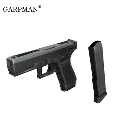 1:1 G17/18 pistola papel modelo revista 3D rompecabezas hecho a mano arma modelo juguete ► Foto 1/4