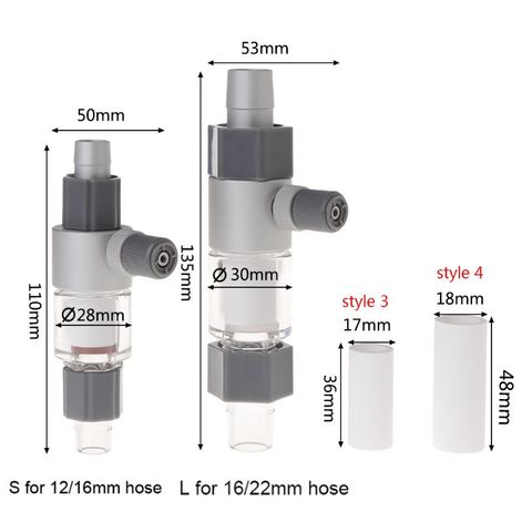 Atomizador difusor de CO2, Reactor externo de Acuario, tanque de peces para 12/16mm 16/22mm, novedad de 2022 ► Foto 1/6