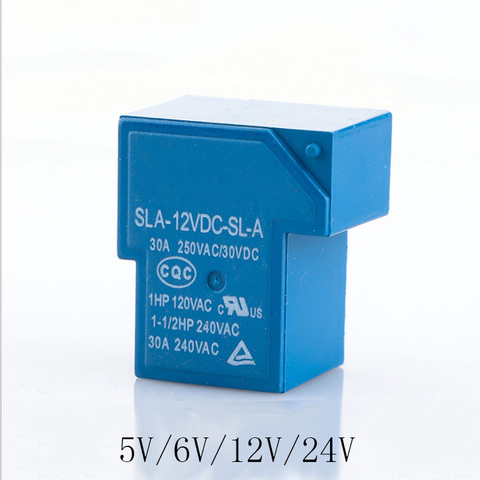 1pc Relés de Potencia SLA-05VDC-SL-A SLA-06VDC-SL-A SLA-12VDC-SL-A SLA-24VDC-SL-A 5V 6V 12V 24V 30A 4PIN T90 ► Foto 1/3