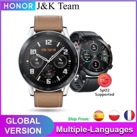 Honor magic watch 2 Smart watch Bluetooth 5,1 magicwatch 2 Smartwatch oxígeno en sangre 14 días llamada telefónica Frecuencia Cardíaca para Android IOS ► Foto 1/6