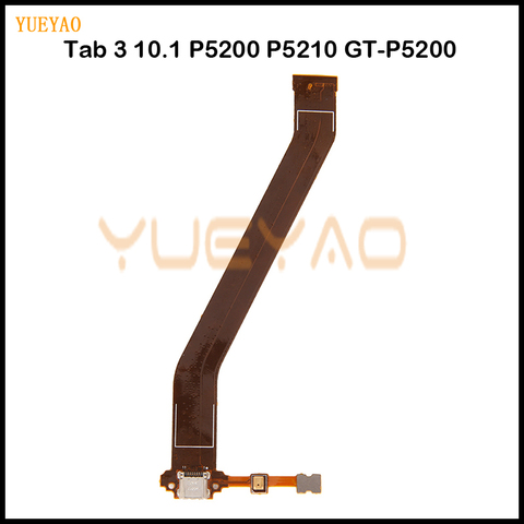 Cable flexible de carga para Samsung Galaxy Tab 3 P5210 P5200, Cable flexible de carga, puerto de conector USB y Cables de micrófono ► Foto 1/1