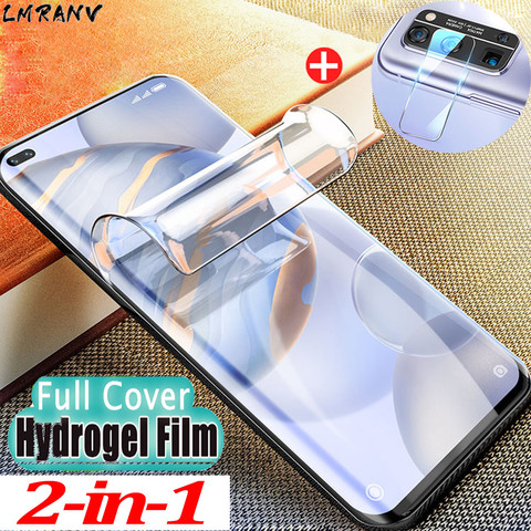 Película de hidrogel suave Honor 30 Pro Plus Protector de pantalla cubierta completa Anti-rayado no cristal película frontal Huawei P 30Pro P40 20 Lite Honor30 película Hydrogel Hyawei Honor30 Pro+ Not Glass ► Foto 1/6