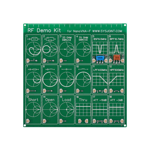 Kit de demostración RF para NanoVNA, placa de prueba de RF, filtro de prueba de red vectorial/atenuador para analizador de red vectorial nanovna-f ► Foto 1/5