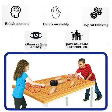 Juego de tablero de mesa de Hockey rápido para niños, catapulta con Puck Slingpuck, Super Winner Paced, juguete interactivo para padres e hijos ► Foto 1/6