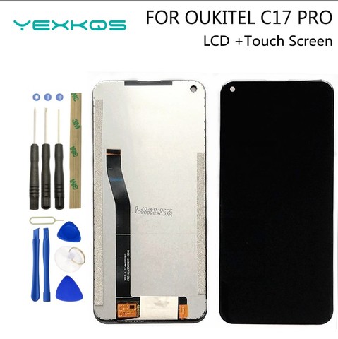 OUKITEL-pantalla LCD C17 PRO de 6,35 pulgadas, montaje de digitalizador con pantalla táctil LCD, digitalizador táctil para OUKITEL C17 PRO, 100%, Original, nuevo ► Foto 1/6