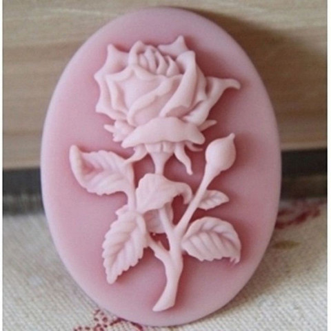 1 Uds Venta caliente Rosa flor tarta molde de silicona Fondant pastel Chocolate de decoración arte de Decoración de cocina para hornear pastel herramientas ► Foto 1/3