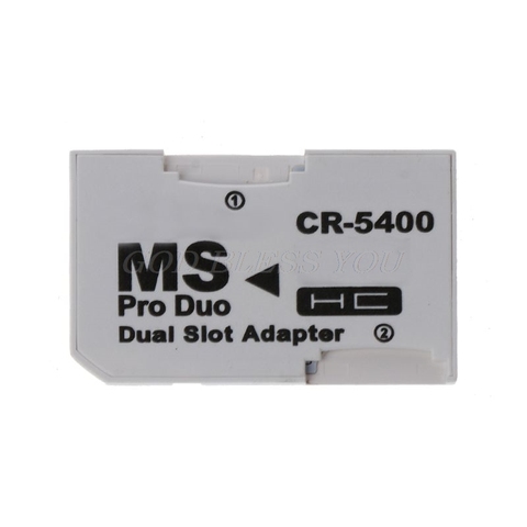 Adaptador de tarjetas Adaptador de Tarjeta de Memoria SDHC, Micro SD/TF a MS PRO Duo para tarjeta PSP, envío directo ► Foto 1/6