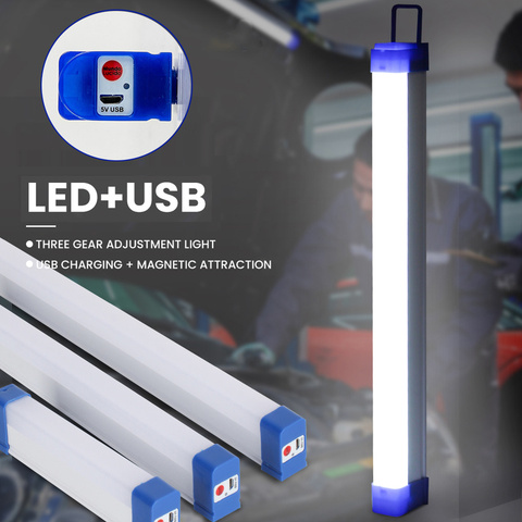 Luz LED de noche multifunción recargable por USB, luz de emergencia de DC5V, 20W/ 40W/ 60W, lámpara de noche para trabajo interior y exterior ► Foto 1/6