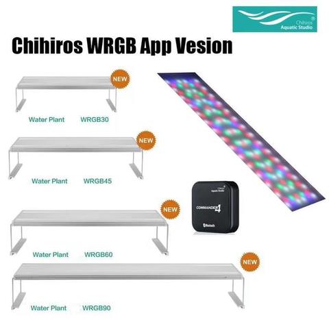 Chihiros-Iluminación de plantas acuáticas para acuario, iluminación LED con simulado de amanecer y atardecer para pecera, WRGB 60 ► Foto 1/6