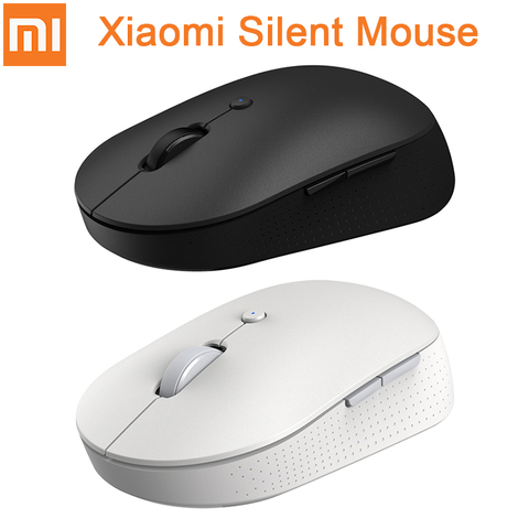 Xiaomi-ratón inalámbrico de doble modo, Original, edición silenciosa, Bluetooth 2,4G, 1300 DPI, UV, tejido de piel, agarre cómodo ► Foto 1/6