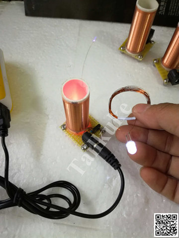 Bobina Tesla, 5v, fuente de alimentación Usb, producción electrónica DIY ► Foto 1/3