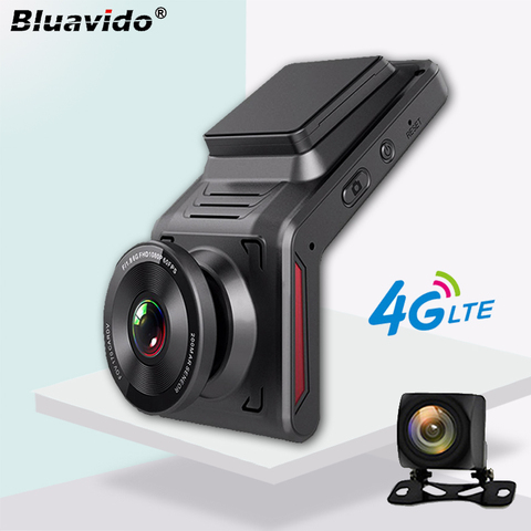 Bluavido-Cámara de salpicadero oculta 4G, dispositivo de seguimiento GPS, compatible con monitoreo remoto en vivo, dos cámaras de grabación de vídeo, FHD1080P, WiFi, punto de acceso ► Foto 1/6