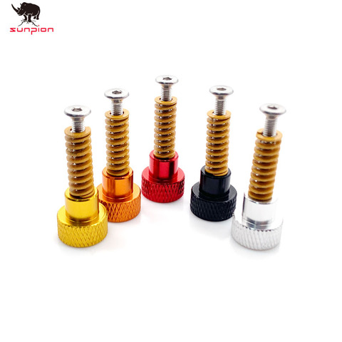 Piezas de impresora 3d, juego de nivelado de resorte de cama caliente de tornillo M3 * 30 4 * tuerca de ajuste + 4 * resortes + 4 * M3, Kit de calefacción de tornillo para impresora 3D ► Foto 1/6