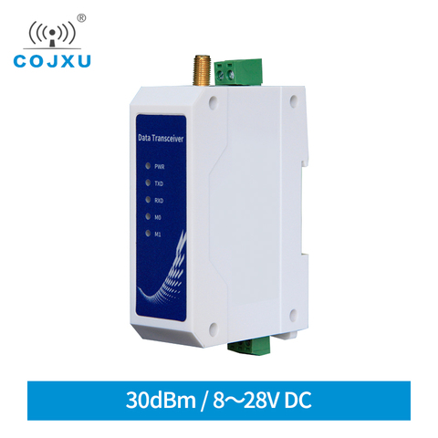 E95-DTU(433L30-485) SX1278 410-441MHz 30dBm 8km de 12V 24V RS485 Modbus carril Din 433Mhz módem LoRa ► Foto 1/6