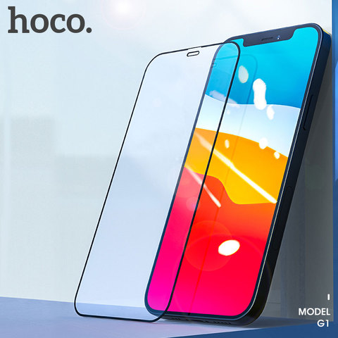 HOCO-Protector de pantalla 3D de vidrio templado para móvil, película protectora completa para iPhone 12 pro HD, 12 Pro Max, 2022 ► Foto 1/6